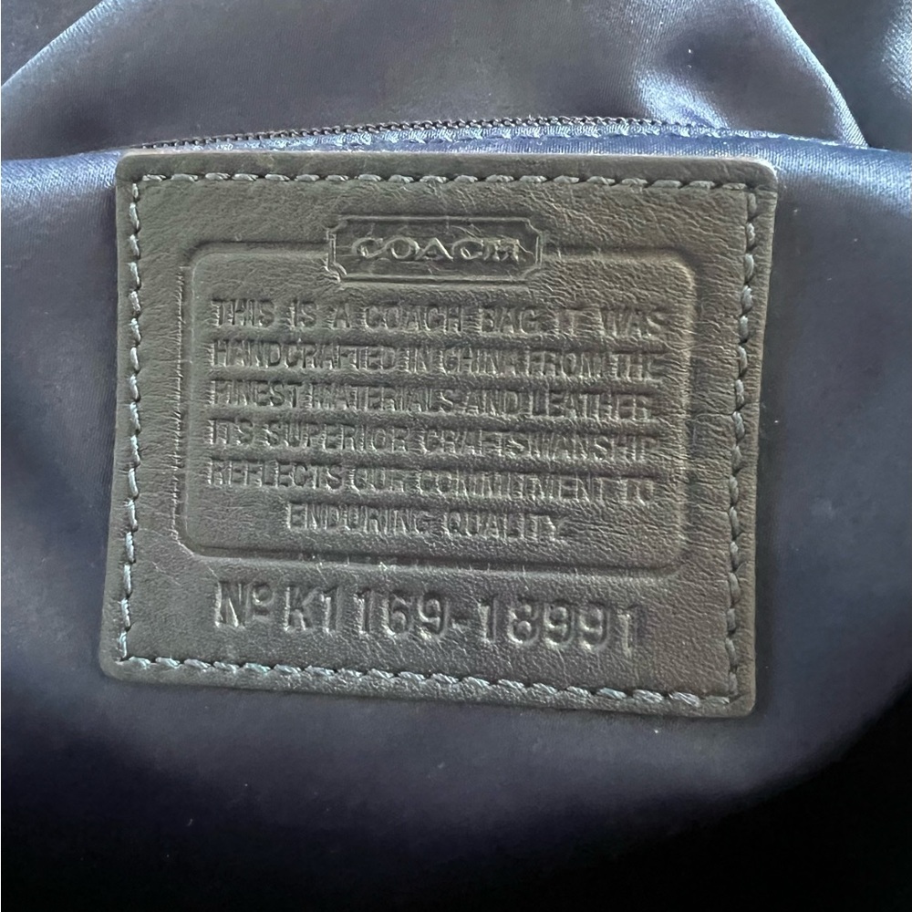 Coach Signature Poppy Hobo Denim Bag 2011 - Picture 5 of 12